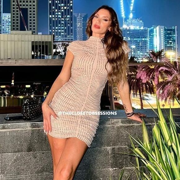 ZARA Short Ruched Dress NWT - Picture 9 of 16